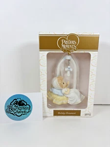 Precious Moments Holiday Ornament Babys First Christmas - Picture 1 of 13
