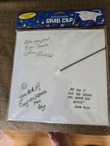 Graduation Autograph Cap with Pen New and Sealed