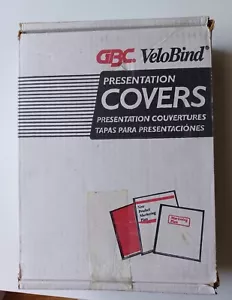 96 juegos de fundas de presentación azul cielo GBC Velobind - Imagen 1 de 5