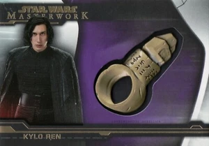 Star Wars Masterwork 2019, Kylo Ren Artifact Medallion Card MC-KSR #25/50 - Picture 1 of 2