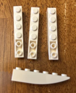 Lego 1x6 Schräge gebogen umgekehrt weiß Teil 41763/42023 Menge 4 - Bild 1 von 1
