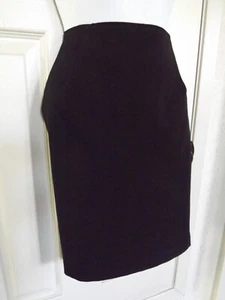 Alyn Paige size 11 /12 Black Mini Stretch Casual Career Skirt zipper back - Picture 1 of 3