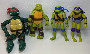 Lote De 4 Figuras De Acción Tortugas Ninja Adolescentes Mutantes De Colección - Figuras - Imagen 1 de 6