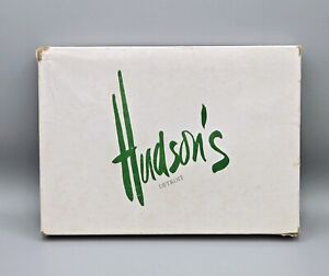 JL Hudson Co Detroit Michigan Department Store Box Advertising 1951 Vintage
