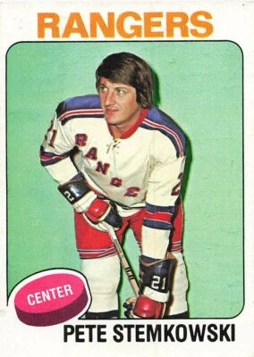PETE STEMKOWSKI 1975-76 TOPPS HOCKEY #303 - Image 1 of 2