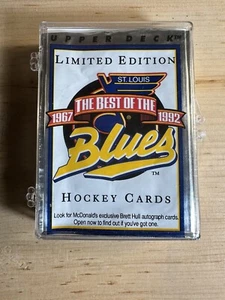 1992 McDONALDS UPPER DECK ST LOUIS BLUES BEST OF THE BLUES 1967-1992 28 CARD SET - Picture 1 of 3