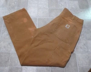Carhartt Jeans 36x30 Rugged Flex Relaxed Fit Duck Dungaree Pant - Picture 1 of 5