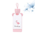  Wasserflasche Aus Glas Quadratische Flach Flamingo Glasflasche