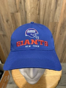 VINTAGE 90's TWINS ENTERPRISE NFL NEW YORK GIANTS WHITE SNAPBACK HAT OSFA - Picture 1 of 5