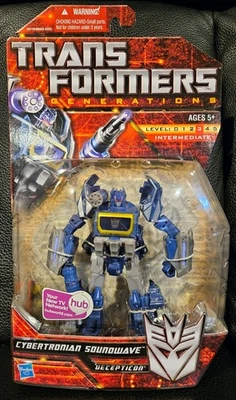 Figura de acción Transformers Generations Soundwave Deluxe Class nueva sin usar, en caja Hasbro Foto 1 de 2