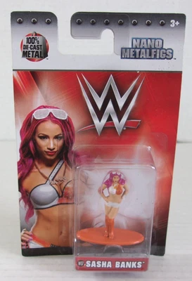 2017 Nueva figura de lucha libre Jada Nano Metalfigs Sasha Banks WWE W17 Metal Foto 1 de 2