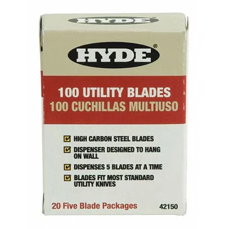 Lâminas de faca utilitárias HYDE 42150 HD, PK100 - Imagem 1 de 1