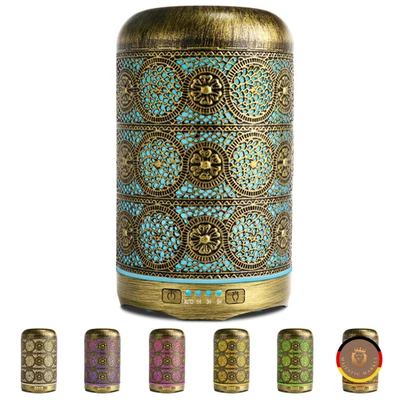 Metall Diffusor mit 7 Farben | Ultraschall-Befeuchter für Zuhause - Bild 1 von 4