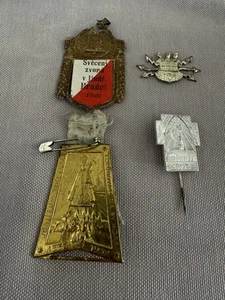 Gedenkmedaille , Anstecknadel Konvolut 4‘er Set, Tschechien -(3) - Bild 1 von 9