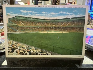 Navin Field Detroit Tigers baseball stadium  postcard - Picture 1 of 2