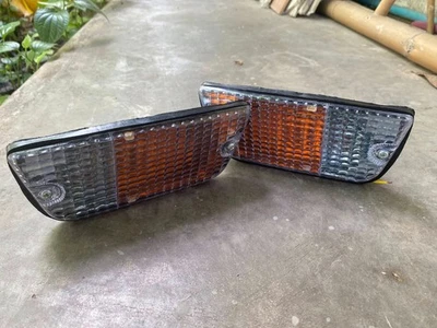 DATSUN 620 Pick up FRONT PARKING Turn Signal LIGHT Lamps Pair 1972-1979 Foto 1 de 4