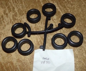 8-lot 1/25 goodyear eagle VR50 P255/50VR16 model car tires new - Picture 1 of 2
