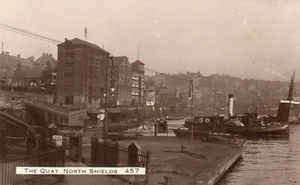 NORTH SHIELDS. THE QUAY # 457 IN MONARCH SERIES BY R.JOHNSTON & SON - Picture 1 of 1