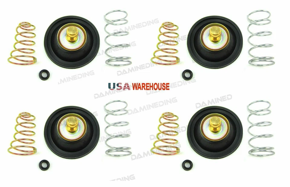 Conjunto de 4 válvulas de corte de ar CB650 CB750 CB900 GL1100 OE para 16048-KB7-901 EUA - Imagem 1 de 4