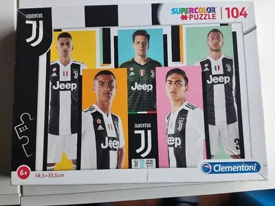 Puzzle Clementoni 104 pz Juventus Ronaldo-Dybala (Prodotto Ufficiale Originale) - Immagine 1 di 3