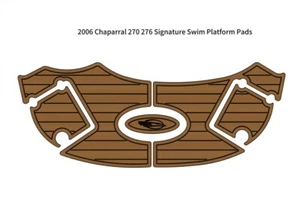 2006 Chaparral 270/276 Signature Swim Platform Boat EVA Foam Teak Deck Floor Pad - Picture 1 of 24
