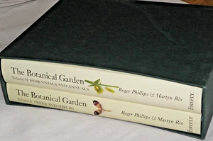 The Botanical Garden Volumes 1 & 2 by Roger Phillips H/C Slipcase Near Mint - Picture 1 of 10