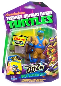 LEONARDO - TURTLES TEENAGE MUTANT NINJA - OOZE LAUNCHIN' LEO - 2013 - NUOVO - - Foto 1 di 2
