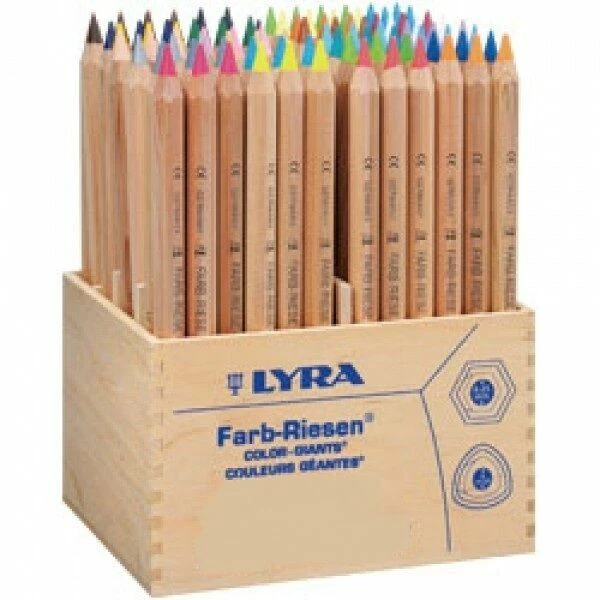 Lyra Farb - Riese Color - Giant Farbstifte Buntstifte EINZELAUSWAHL Holzstifte