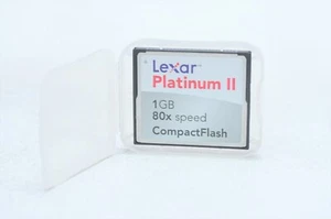 Lexar Platinum II 1GB 1GB Compact Flash Card (CF 1GB) - Picture 1 of 1