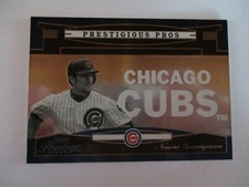 2005 Playoff Prestige Prestigious Pros Nomar Garciaparra Card PP-56 Serial #/900