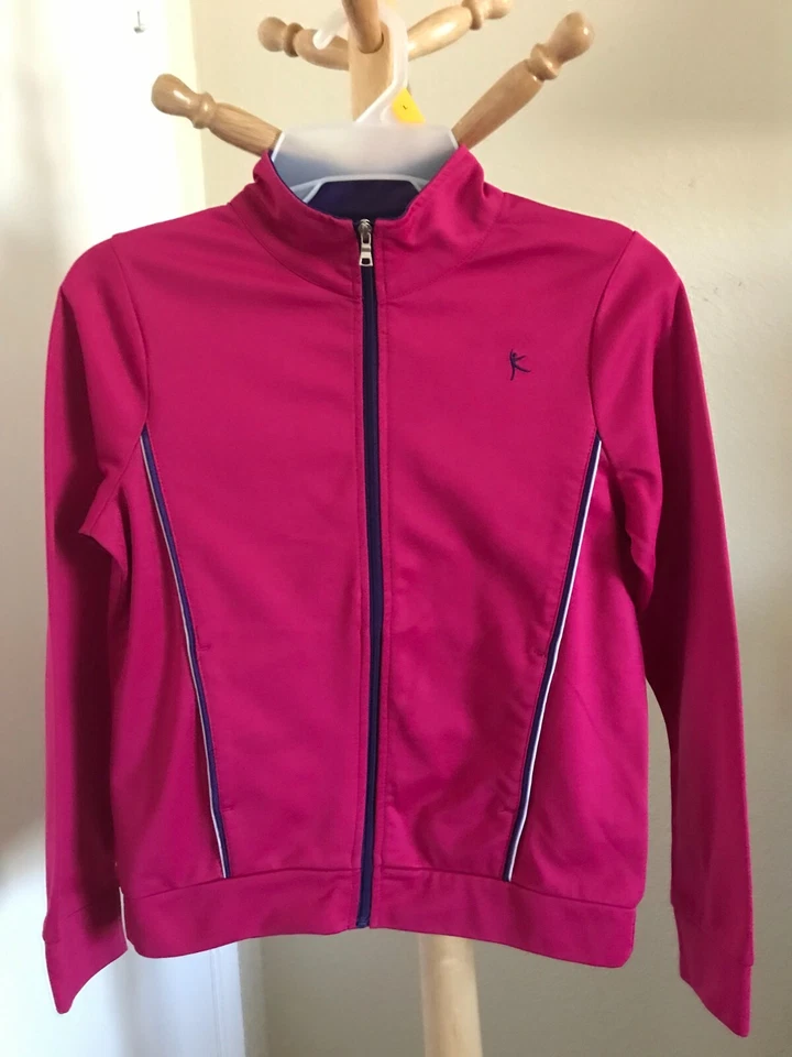 Girl's Danskin L (10-12) Pink Long Sleeves Activewear  Sports/Jogger Top - Image 1 of 4