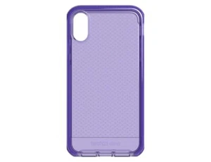 Tech21 Evo Check Case for Apple iPhone Xs - Ultra Violet - Picture 1 of 3