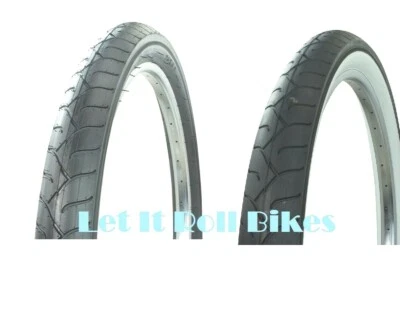 WANDA BICYCLE TIRE 26" X 3.0 SLICK WHITE WALL or ALL BLACK BEACH CRUISER BIKES