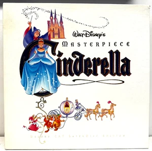 Cinderella Masterpiece Box Set Laserdisc 1995 w/ Lithograph - Picture 1 of 16