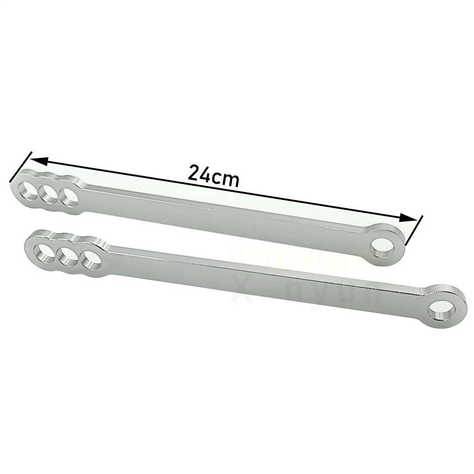 Алюминиевые звенья занижения серебристые для 2005-2008 Kawasaki ZZR-600 /98-03 Ninja ZX9R - Изображение 1 из 4