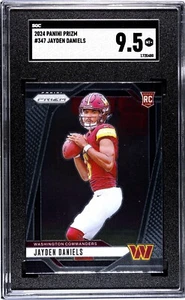 2024 Panini Prizm Jayden Daniels Prizm ROOKIE SGC 9.5 - Picture 1 of 2