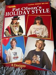 Artes de ocio - Estilo navideño de Pat Olson - Folleto de punto X - Nuevo - Imagen 1 de 10