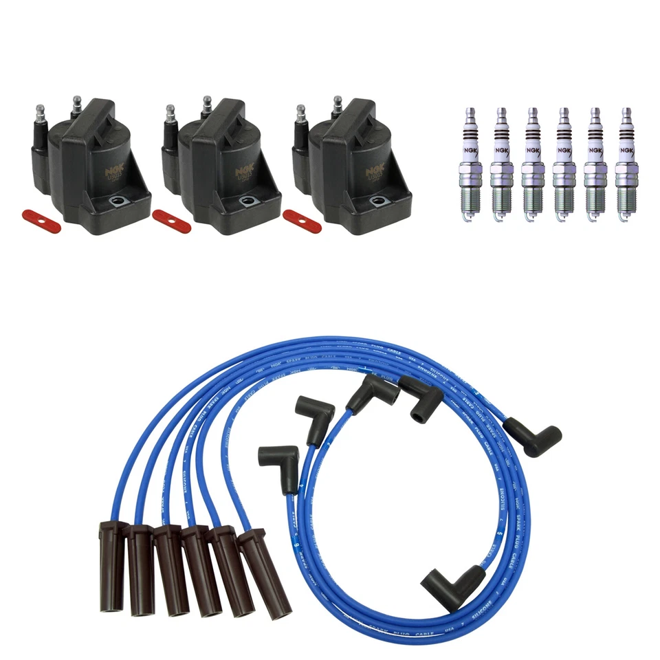 Kit de velas de ignição NGK 3 fios de bobina de ignição 6 irídio para Bonneville 3.8 V6 - Imagem 1 de 1