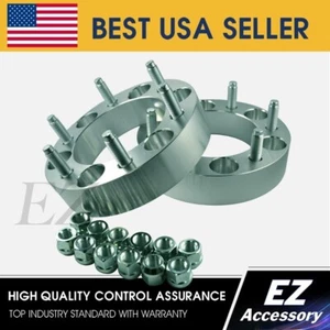 2 Pcs Wheel Billet Adapters 6 Lug Chevy GMC Spacers 20mm - Picture 1 of 4