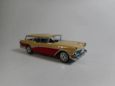 BREKINA 1:87 1957 Buick Secolo Caleffi Beige/Rosso Modello Finito - Immagine 1 di 4