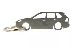 Silhouette Keychain Keyring for Porsche Cayenne (1st Gen 9PA) - Bild 1 von 3