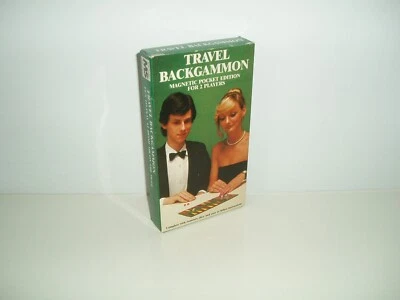 Vintage Magnetic Travel Backgammon Game By Michael Stanfield. 1970s. - Image 1 of 4