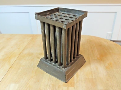 Antique Primitive 25 Hole Tin Candle Mold Late 1800's - Image 1 of 4