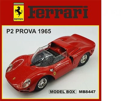 FERRARI P2 PROVA 1965 MB 8447 SCALA 1:43 MODEL BOX SENZA SCATOLA (C104) - Immagine 1 di 4