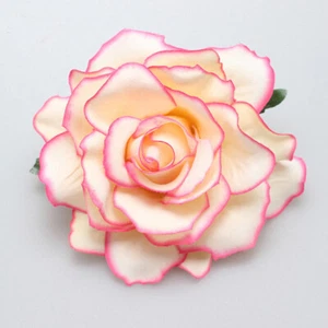 Boho Rose Large Peony Flower Hair Clip Bridal Hairpin Wedding Bridesmaid Prom 🎀 - Picture 1 of 84