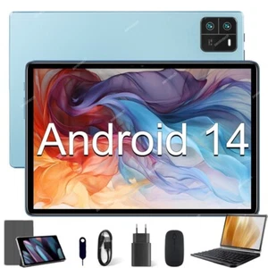 NEW Pad 6 Tablet 10 Zoll Android 14,12GB RAM 256GB Octa Core Dual Kamera Google - Bild 1 von 12