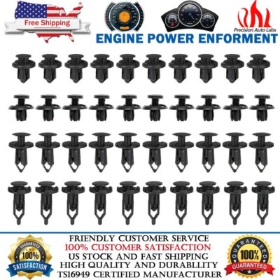 40Pcs Fender Bumper Retainer Clips Hood for TOYOTA Honda 52161-16010 52161-02020 - Image 1 of 4