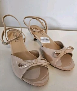 Journee Collection 10 Nude Jennifer Heels Pumps Schuhe Sandalen Riemchen - Bild 1 von 11