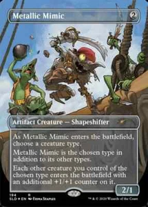 MTG Magic Metallic Mimic Borderless Extended Secret Lair NM Near Mint - Bild 1 von 1