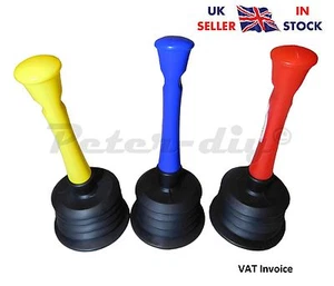 Sink and Shower Rubber Plunger - Unblock Waste Blocked Cleaner Bathroom Kitchen - Picture 1 of 1